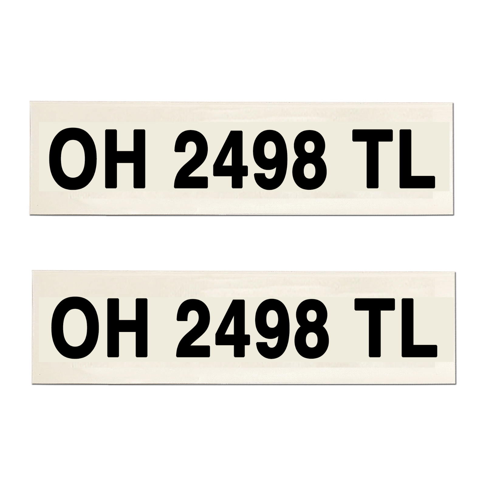 Boat Registration Numbers Vinyl Decal Set – 3" Tall USCG & State Compliant 869