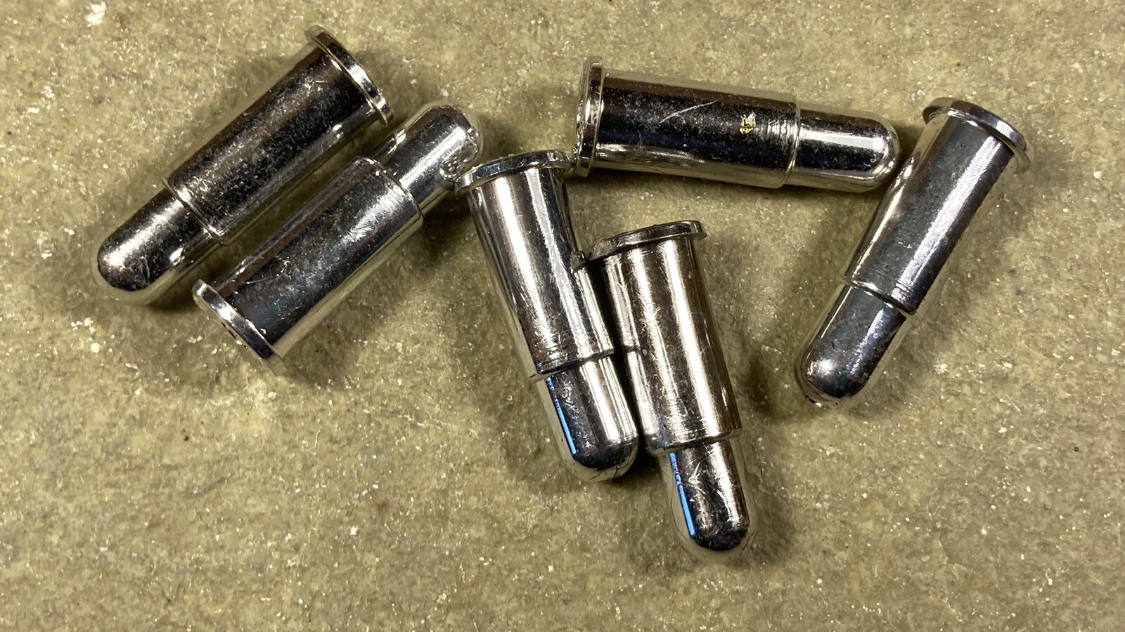 6 Vintage Cap Gun Original Bullets Holster Parts Playset 50s 60s Made in USA