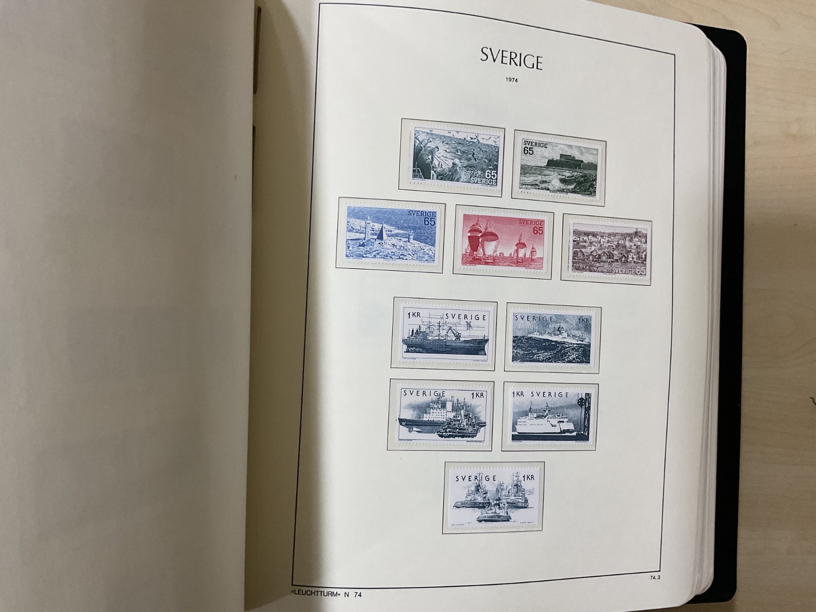 Sweden stamps. 1970 - 2008. 2 Light house albums. G/208*