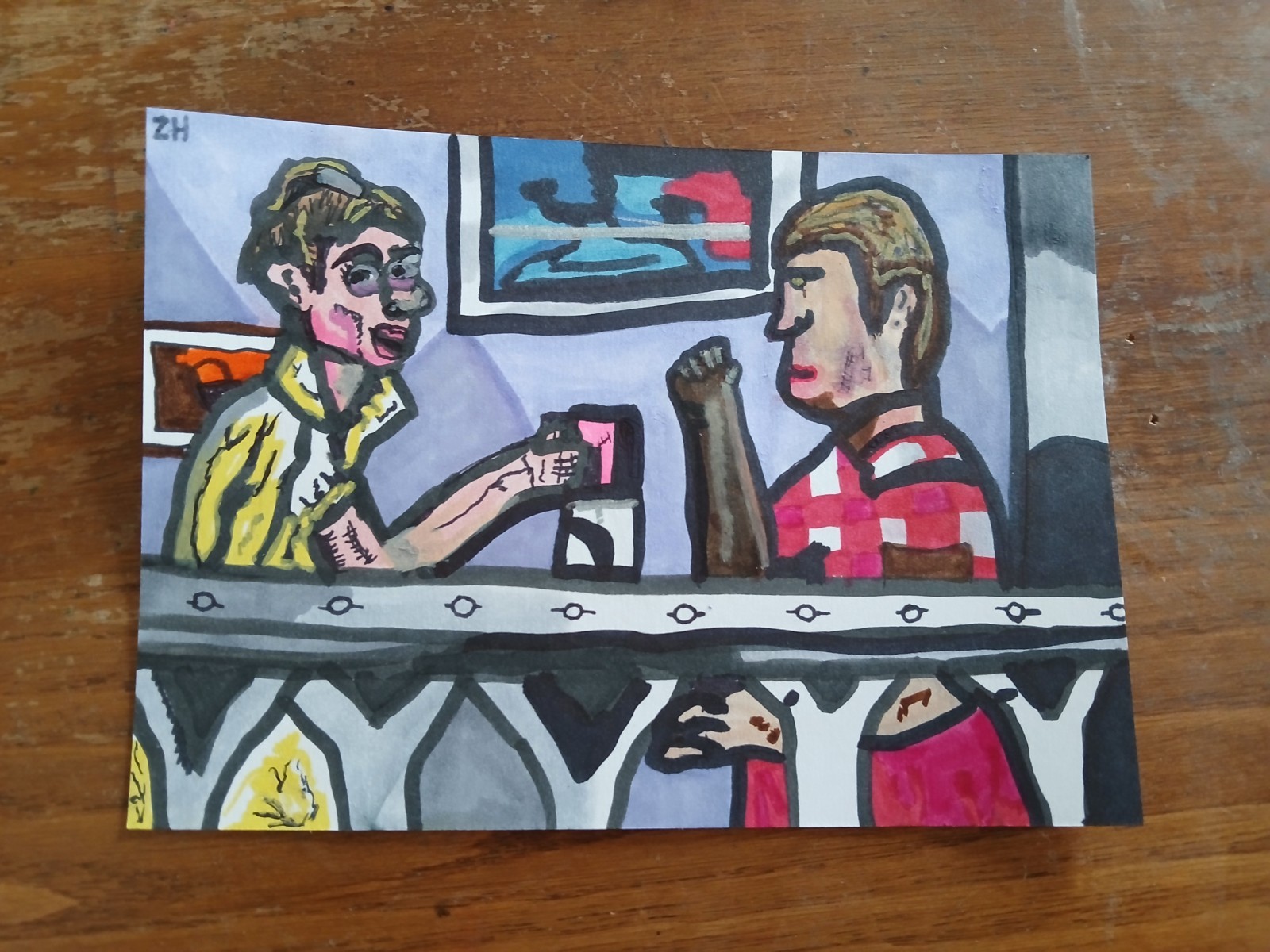 Drawings Reserved For Kevin Just Before Dawn Horror