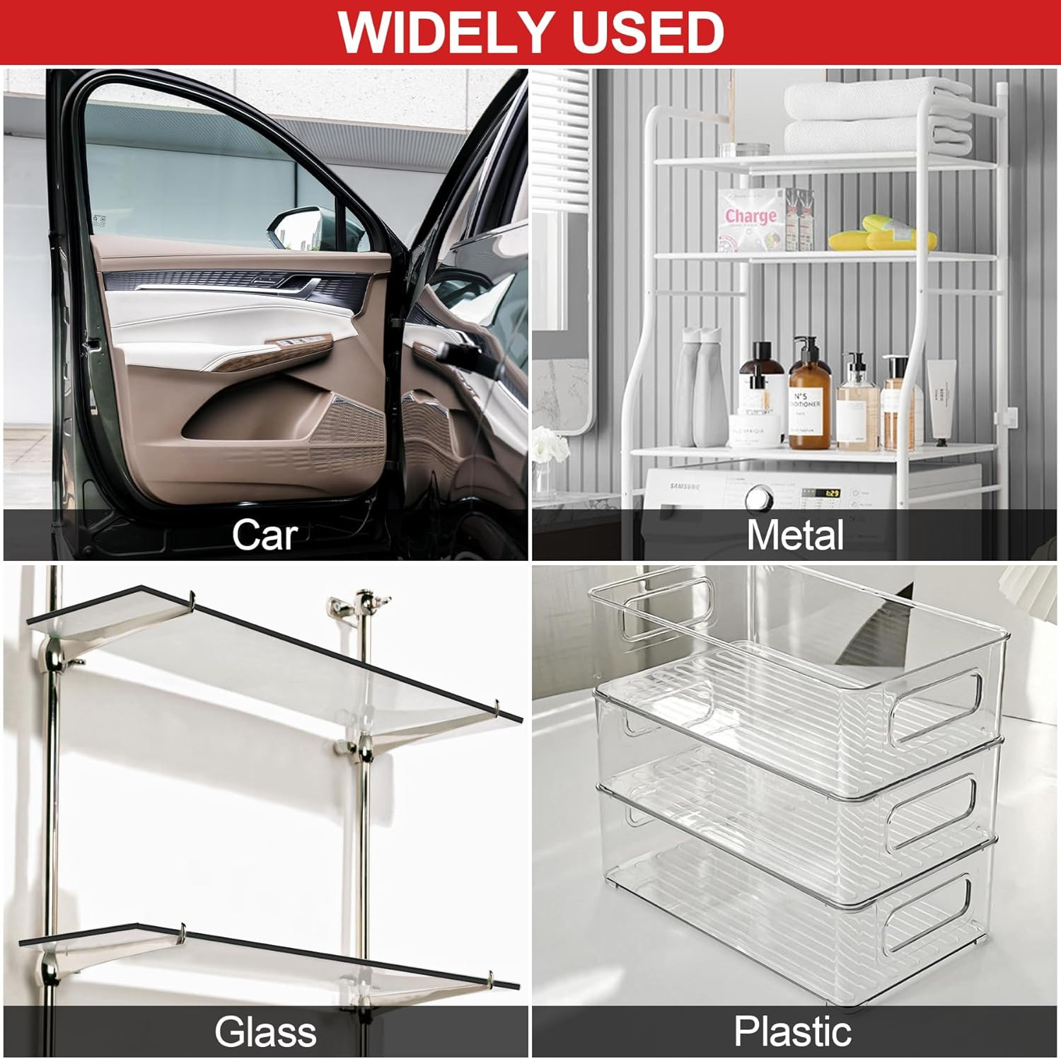 Rubber Edge Trim U Channel Self Adhesive Sheet Metal Edge Guard Protector EPD...