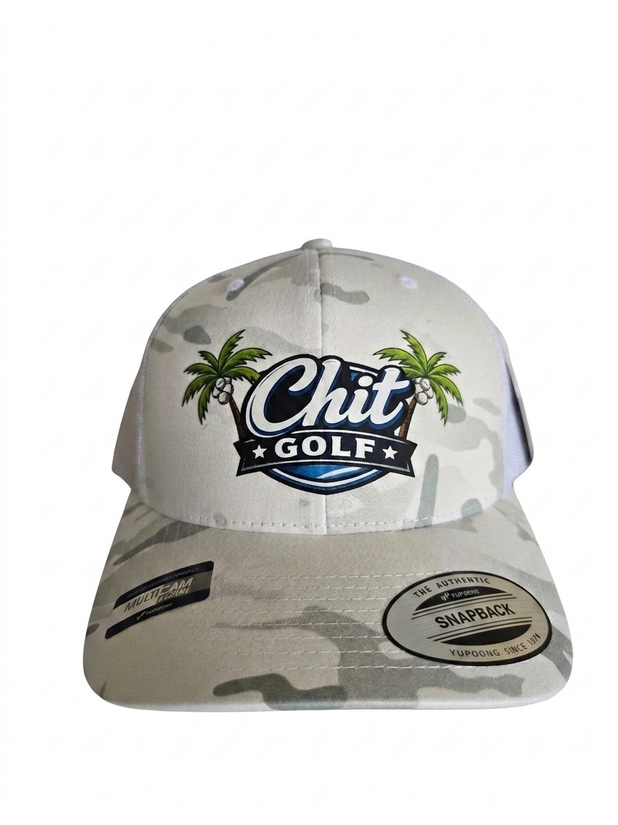 Chit Golf Miami Snow Trucker Hat