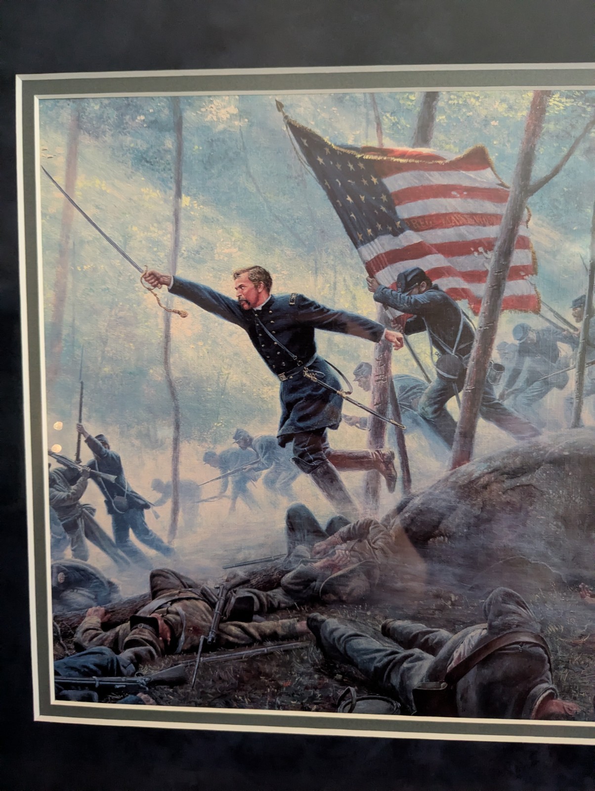 Mort Kunstler - Civil War - Chamberlain’s Charge 1863, Signed Art