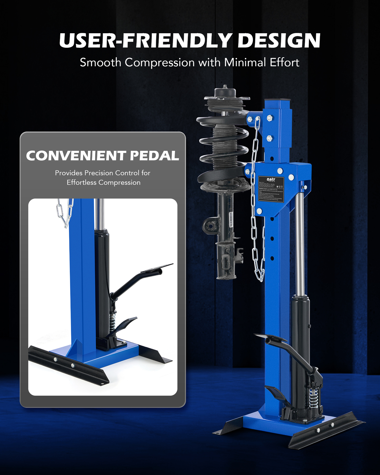 OMT Strut Spring Compressor 4.5 T Hydraulic Jack Coil Spring Compressor Tool