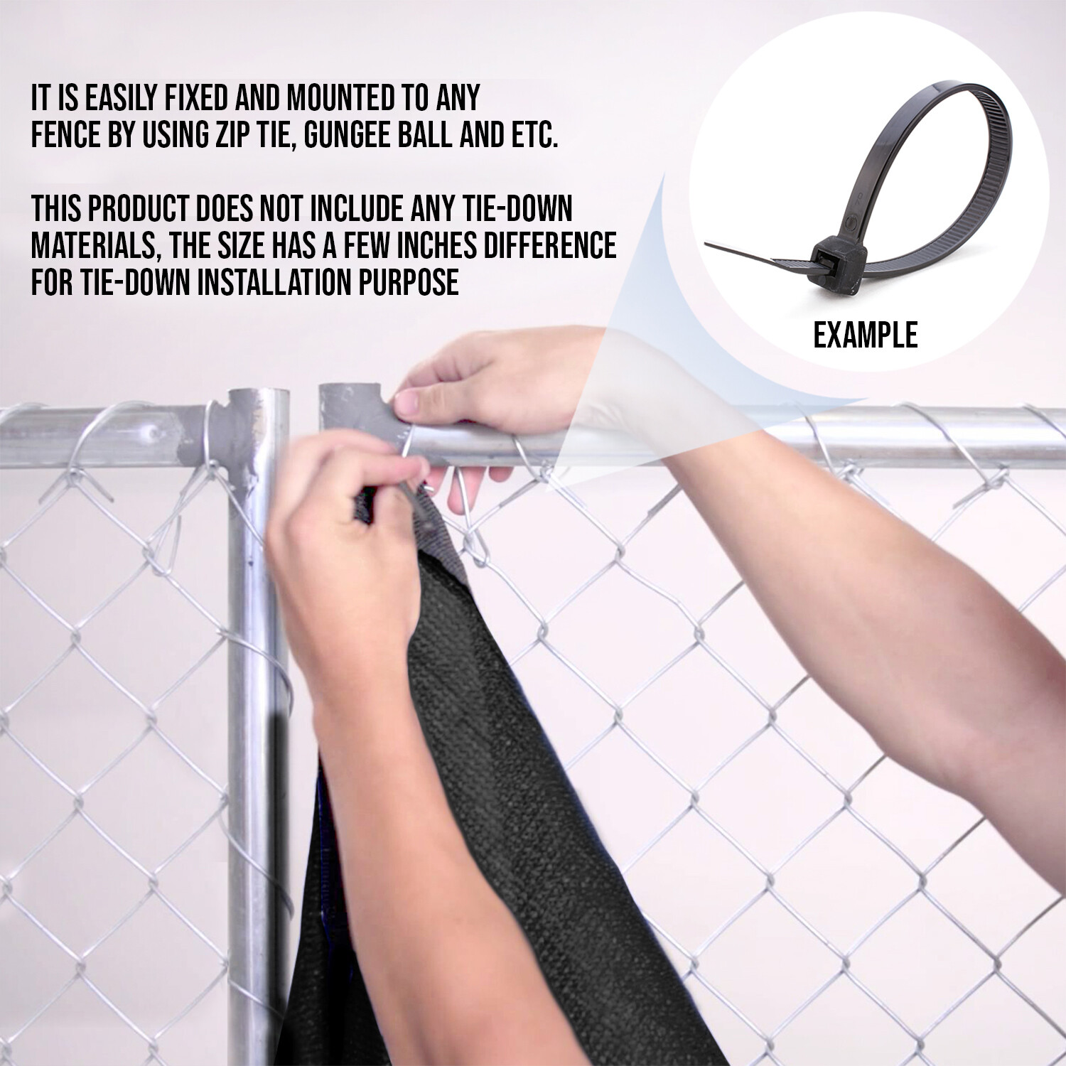 Beige 4' 5' 6' 8' Privacy Fence Screen Windscreen Mesh HDPE Shade Cover Garden