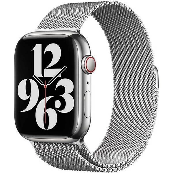 OEM Apple Watch Band-Milanese Loop (45mm)-Silver-Compatibility 42/44/45/46/49MM