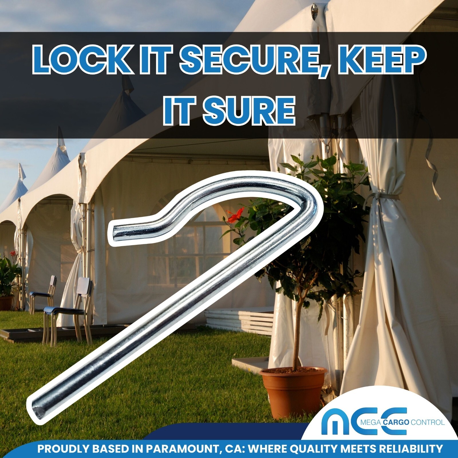 50 Pcs 3-inch Stainless Steel R Pin Fasteners for Canopy Tent Frame