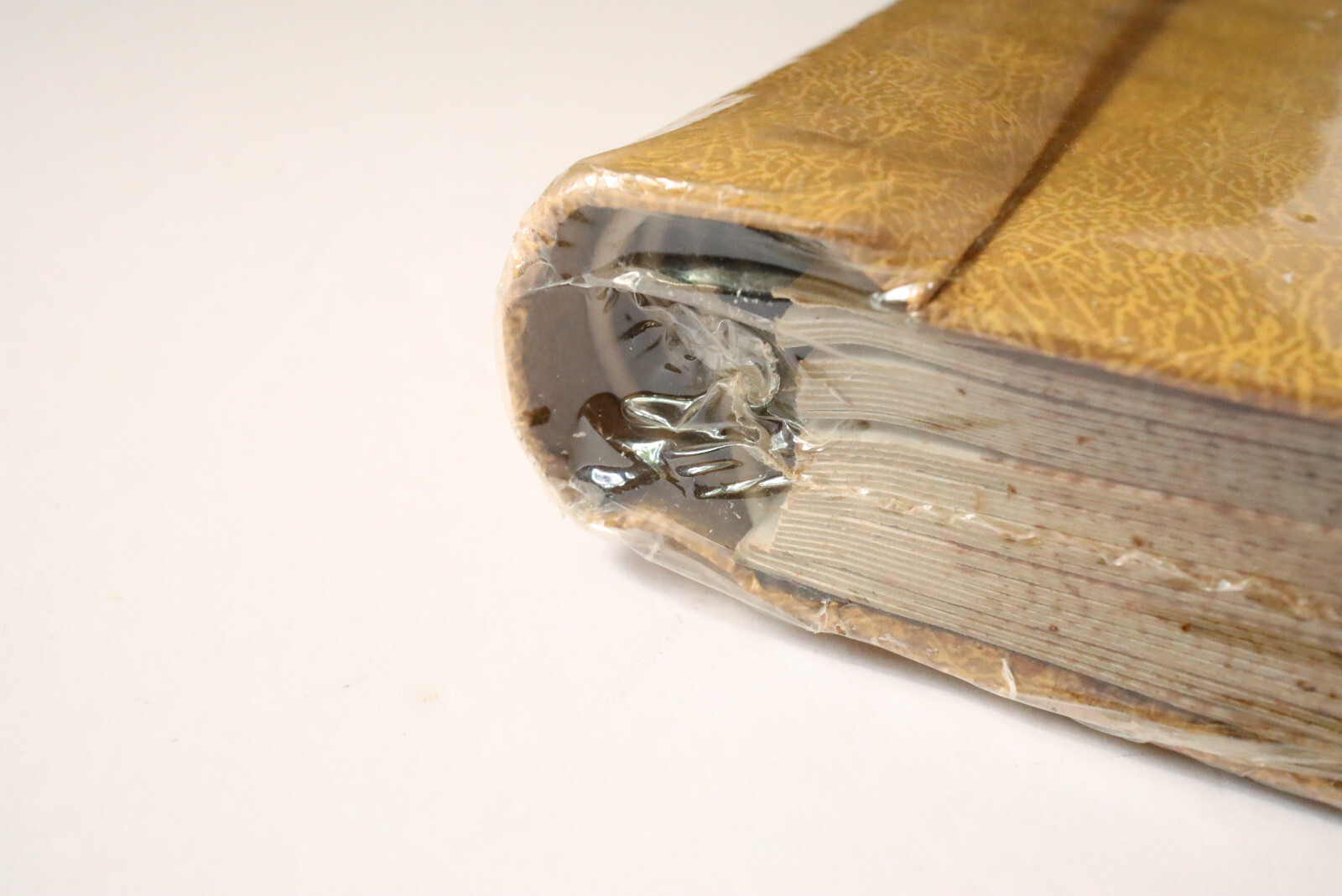 Vintage 60s 70s NEW UNSUED Photo Album 60 Magnet Pages Yellow Orange