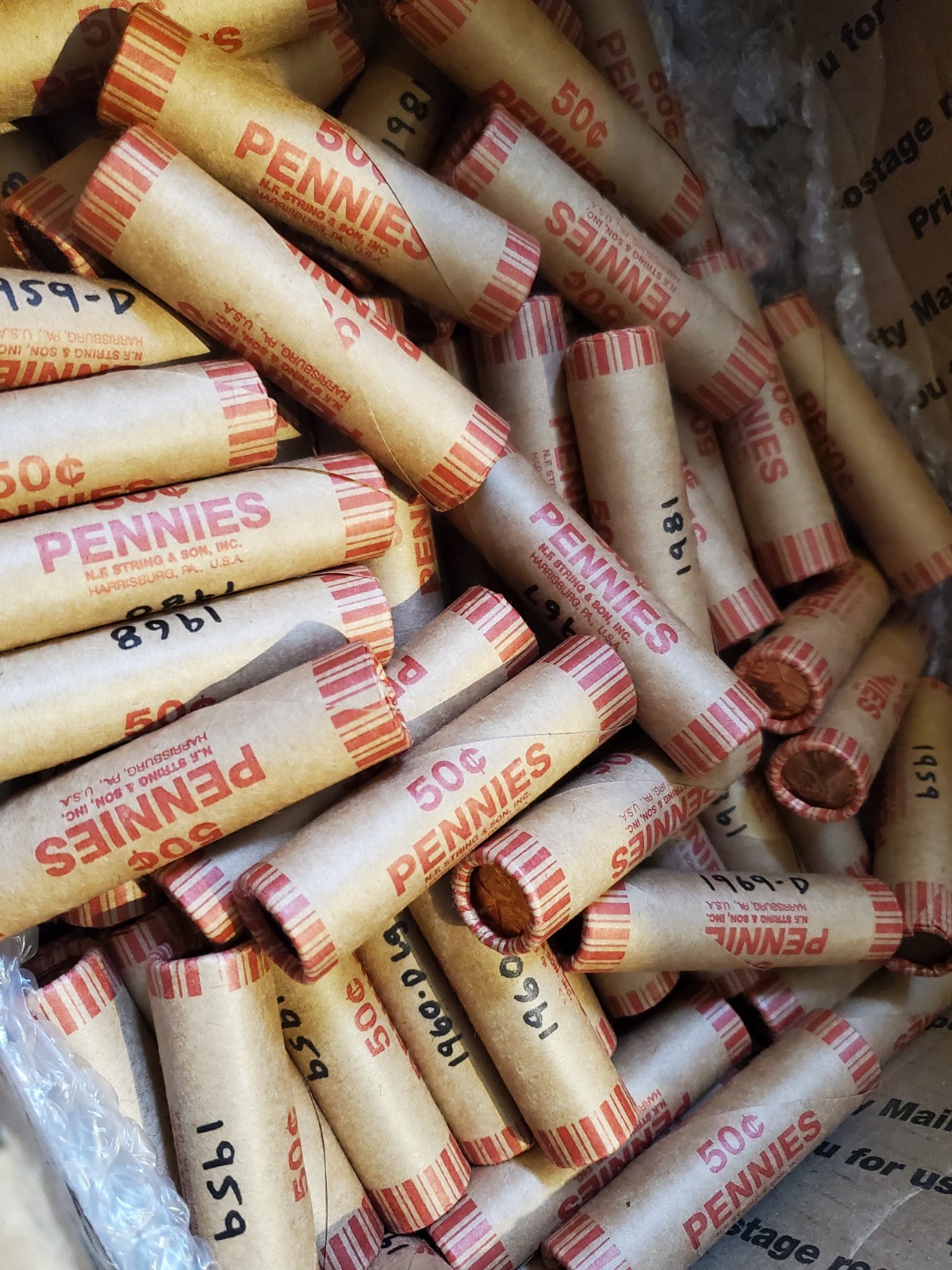 BULK REDUCED PRICE! Pre-1982 Copper Pennies: 95 percent Pure Lincoln Memorial