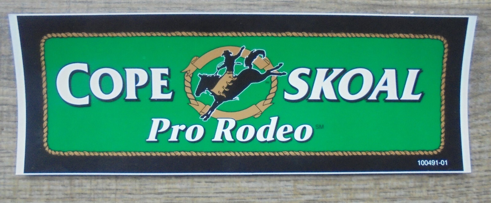 COPENHAGEN SKOAL PRO-RODEO RECTANGLE DECAL/STICKER 6.5X 2.25 NEW