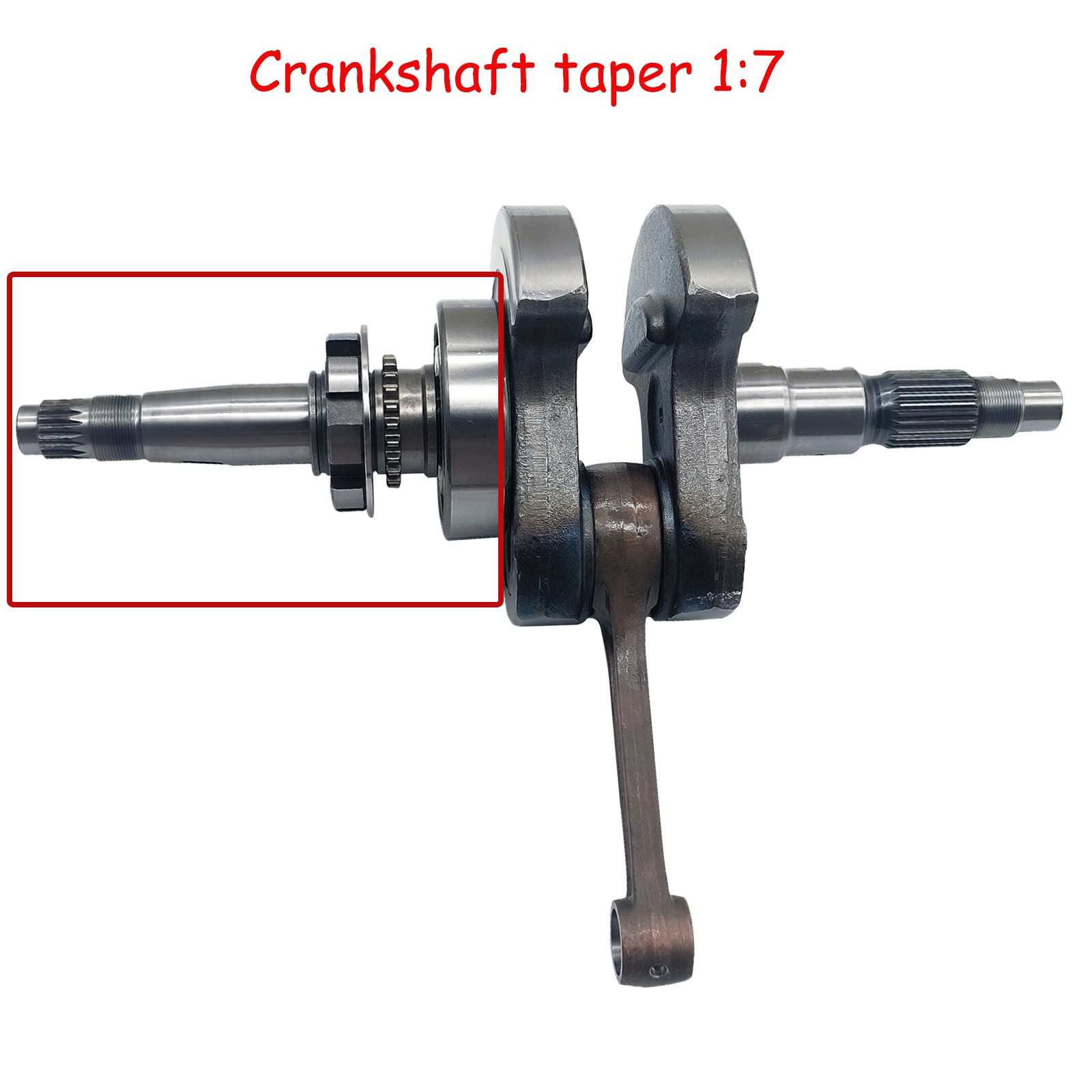 Crankshaft Assy Taper: 1:7 For Hisun 550 ATV UTV Massimo Bennche QLINK Supermach