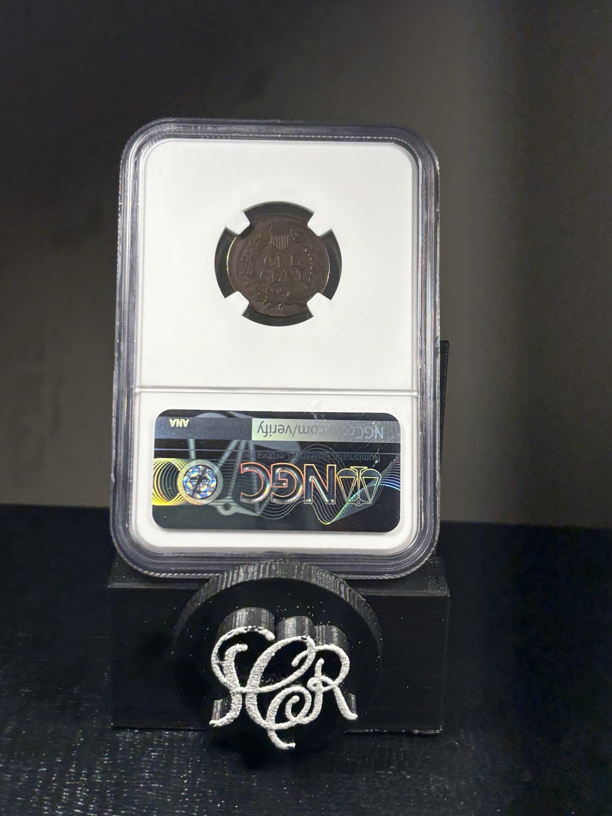 1897 Indian Head Cent VF Details 10% Off Center