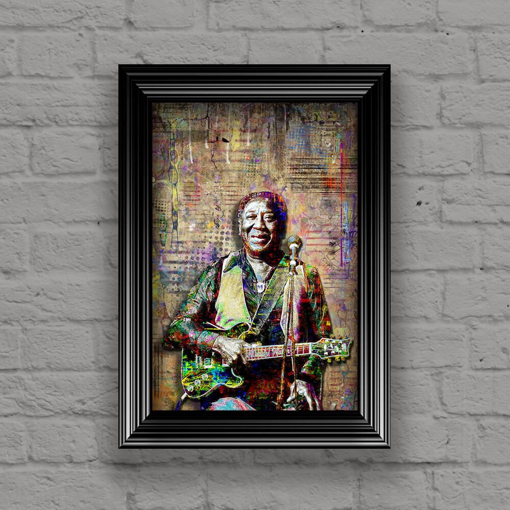 Muddy Waters 20x30in Poster Muddy Waters Blues Tribute Print Free Shipping US