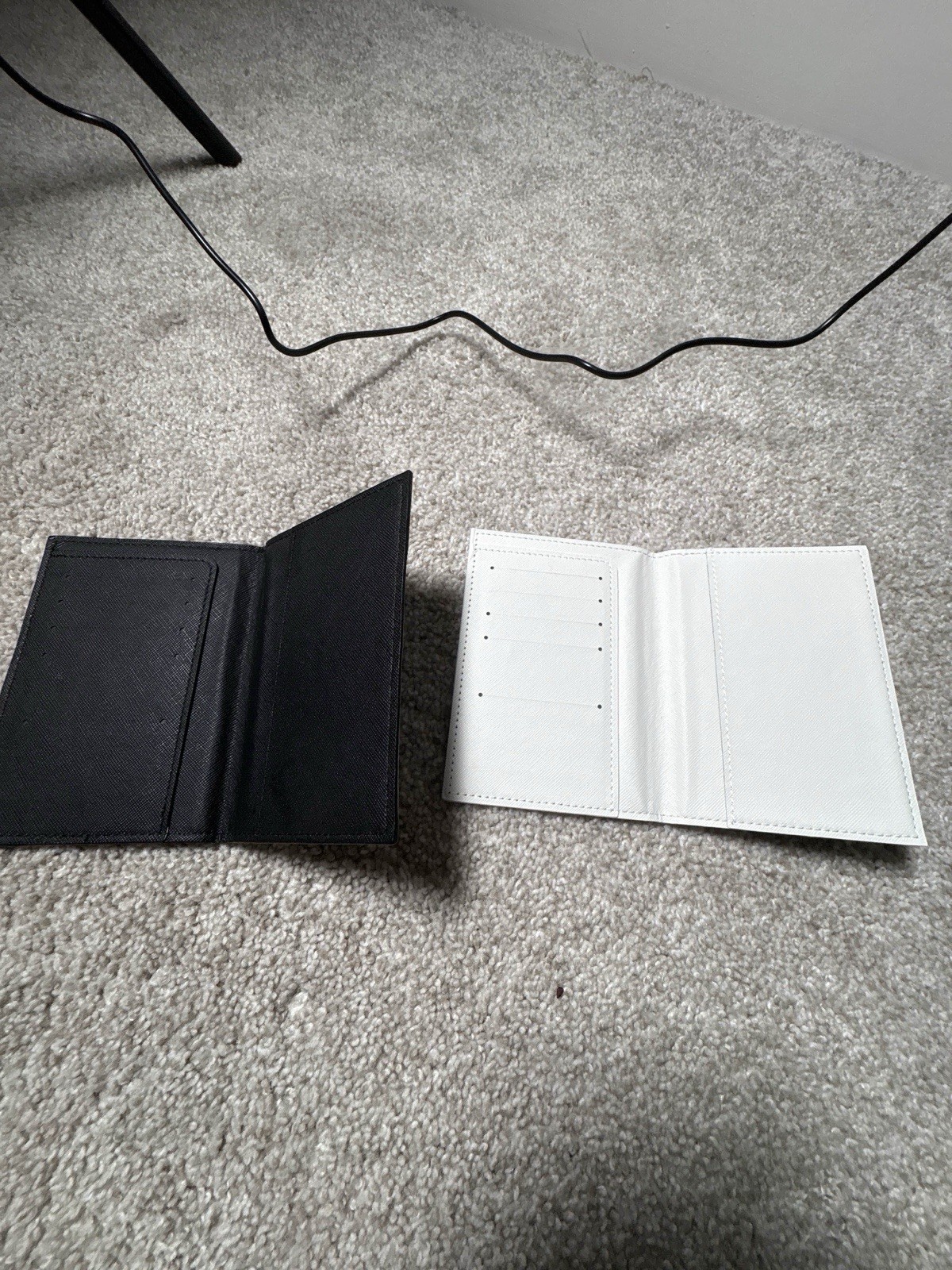 Goyard Passport Holder Black And White Bundle