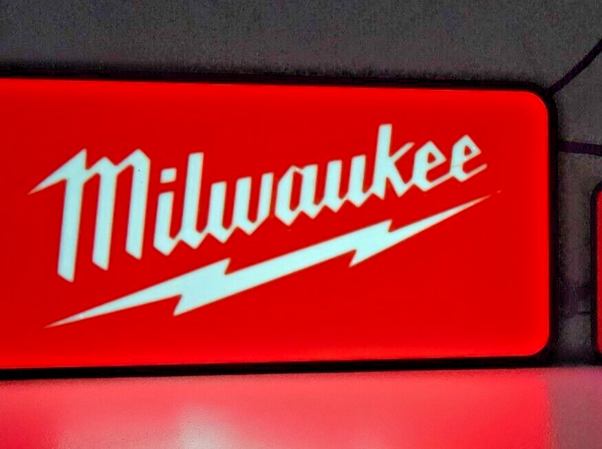 Milwaukee Tool Man Cave Lightbox