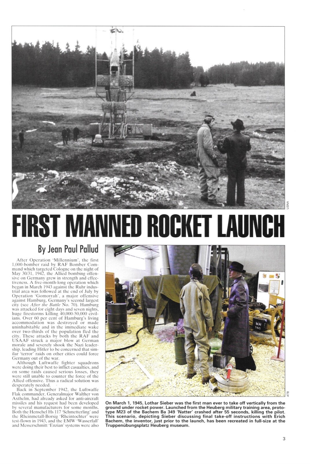 New After The Battle 151 First Manned Rocket Launch German Natter Rosie Riveter