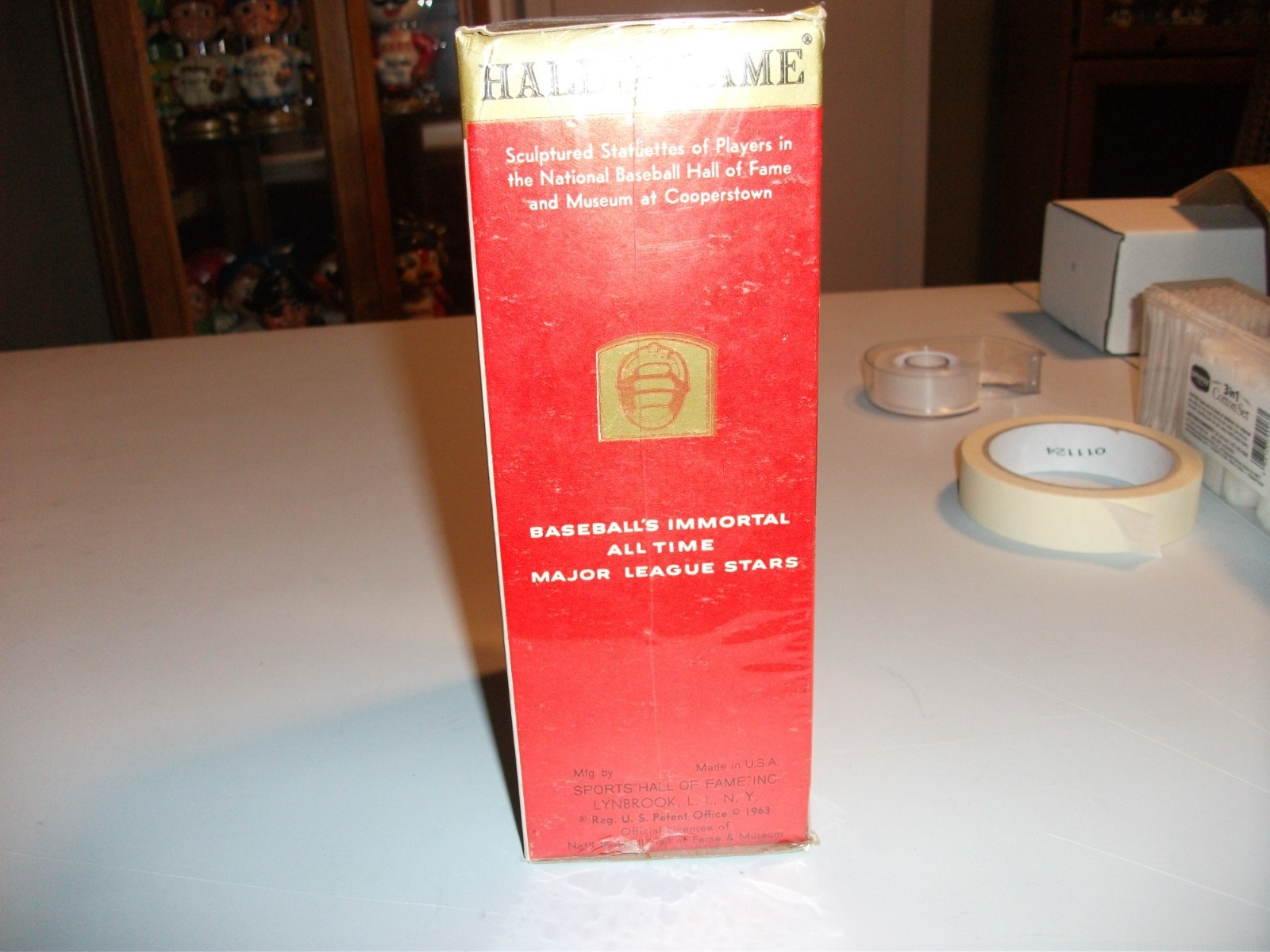 Rogers Hornsby 1963 MLB Baseball Sports Hall Of Fame Bust In Box Immortal Stars