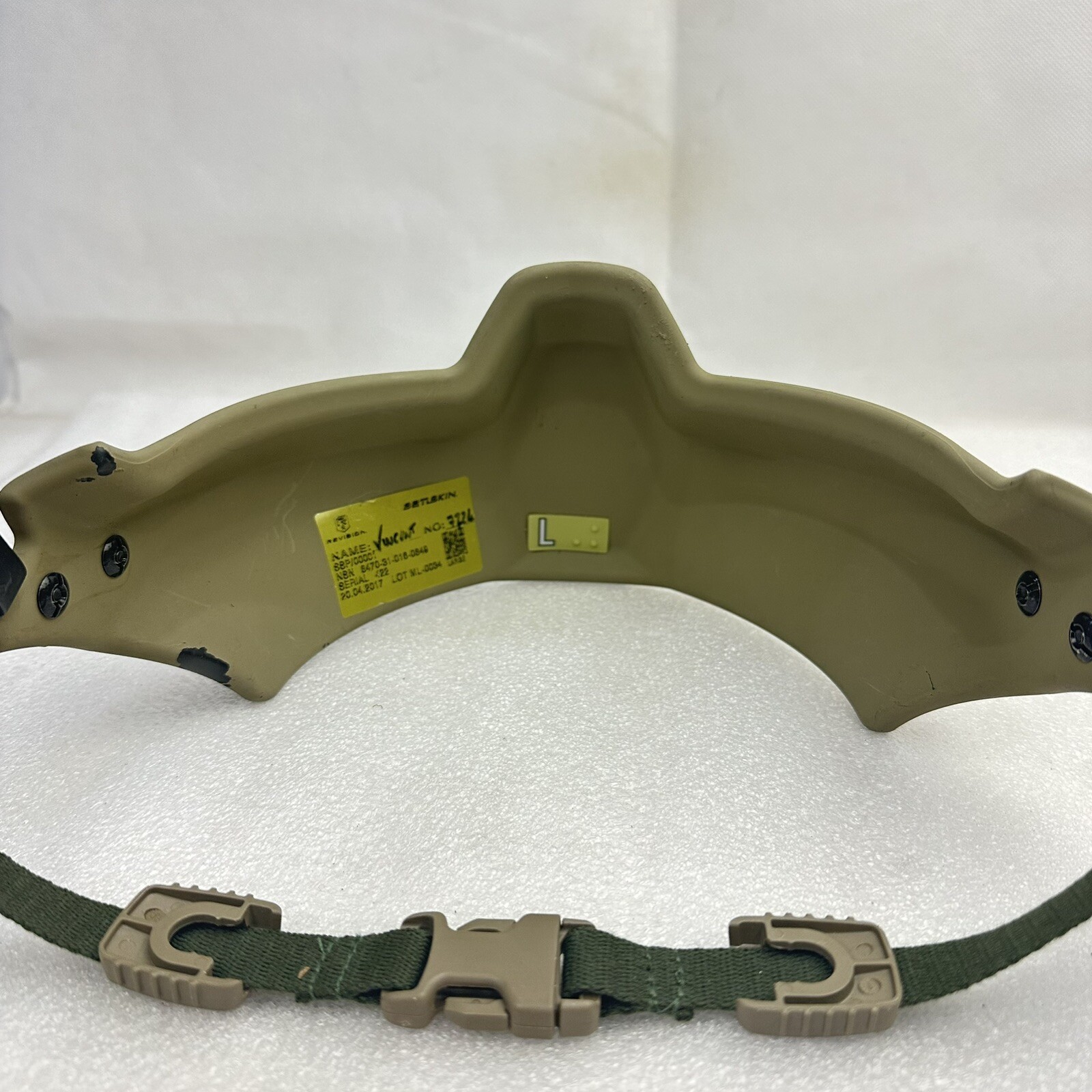Large Revision Batleskin Viper Mandible Galvion Helmet Face Guard Army