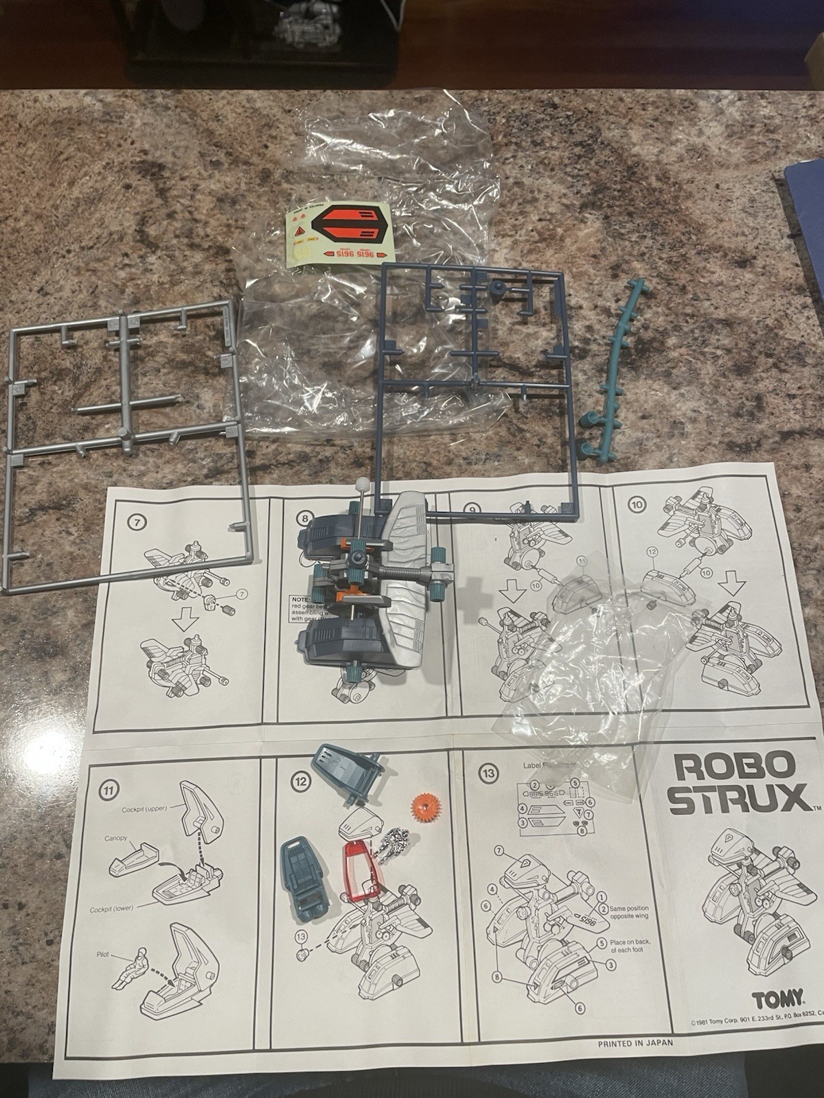 1981 ROBO STRUX by Tomy SEALED in Package Special Edition Zoids Robot Sci-Fi