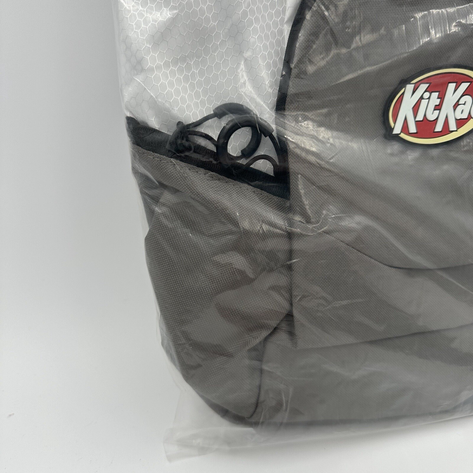 Kit Kat Backpack Lightweight Candy Collector Poly White Red Gray Rubber Logo