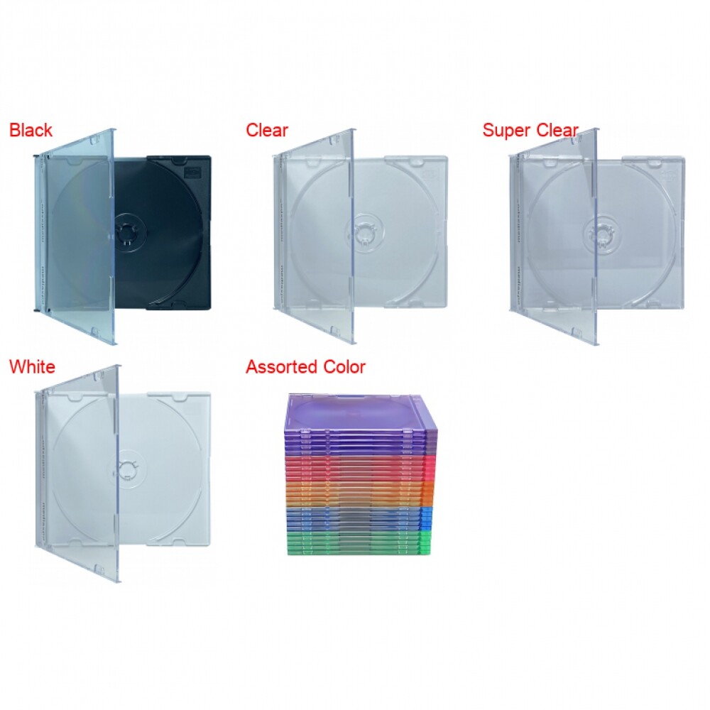 SLIM CD Jewel Cases Slimline 5.2mm Lot