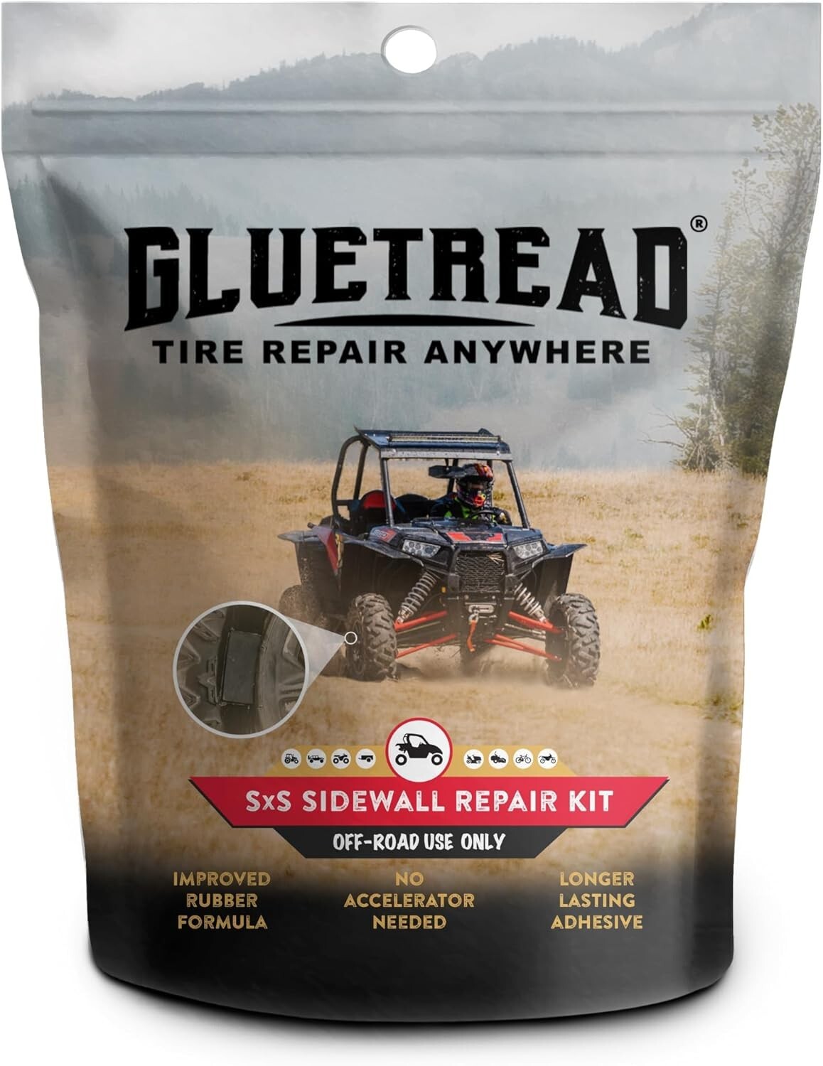 GlueTread SxS Tire Repair Kit Ultimate Off-Road Tire Repair Kit