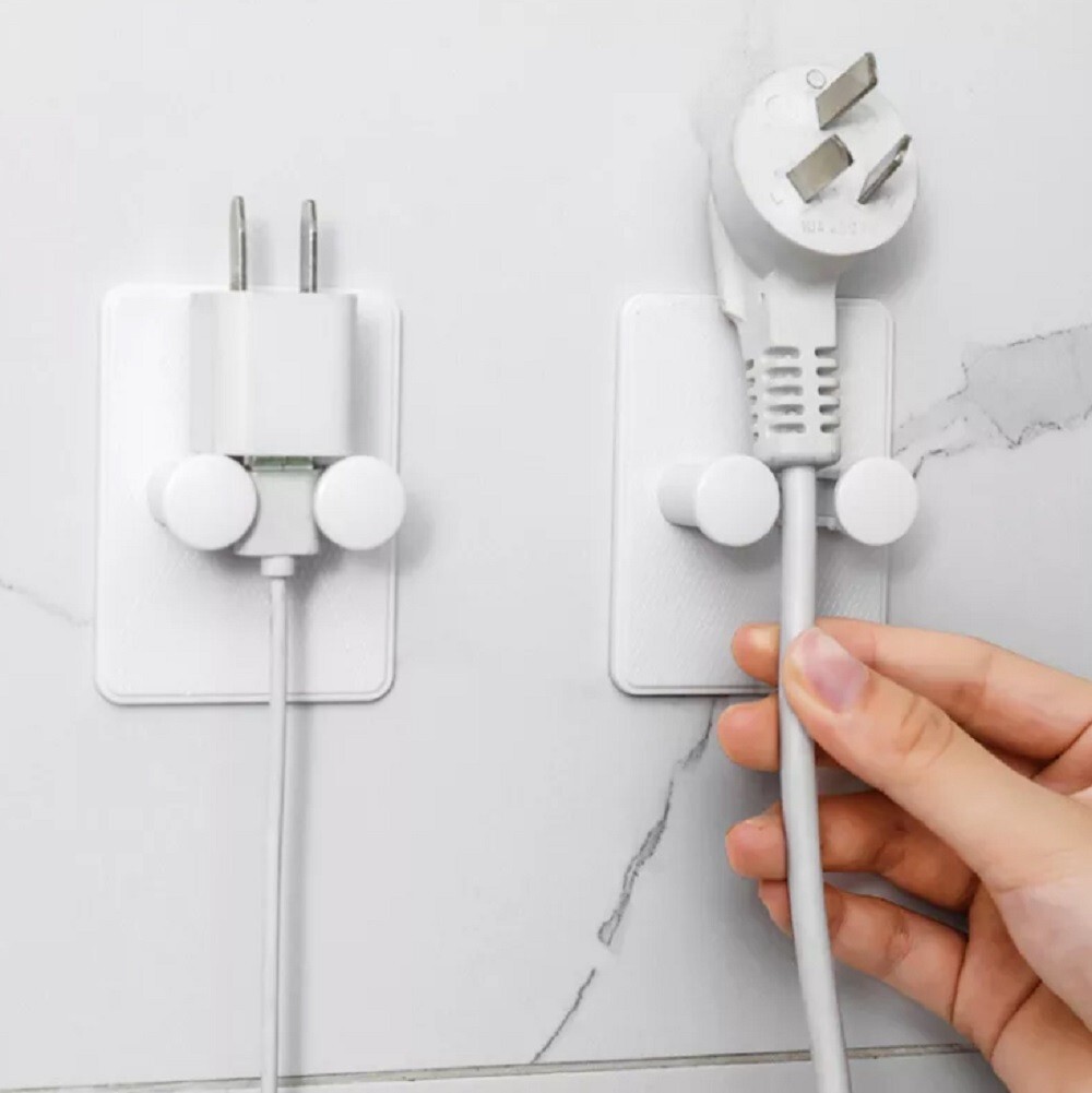 4 Pcs Adjustable Razor Holder for Shower - Self-Adhesive Waterproof Shaver Hooks