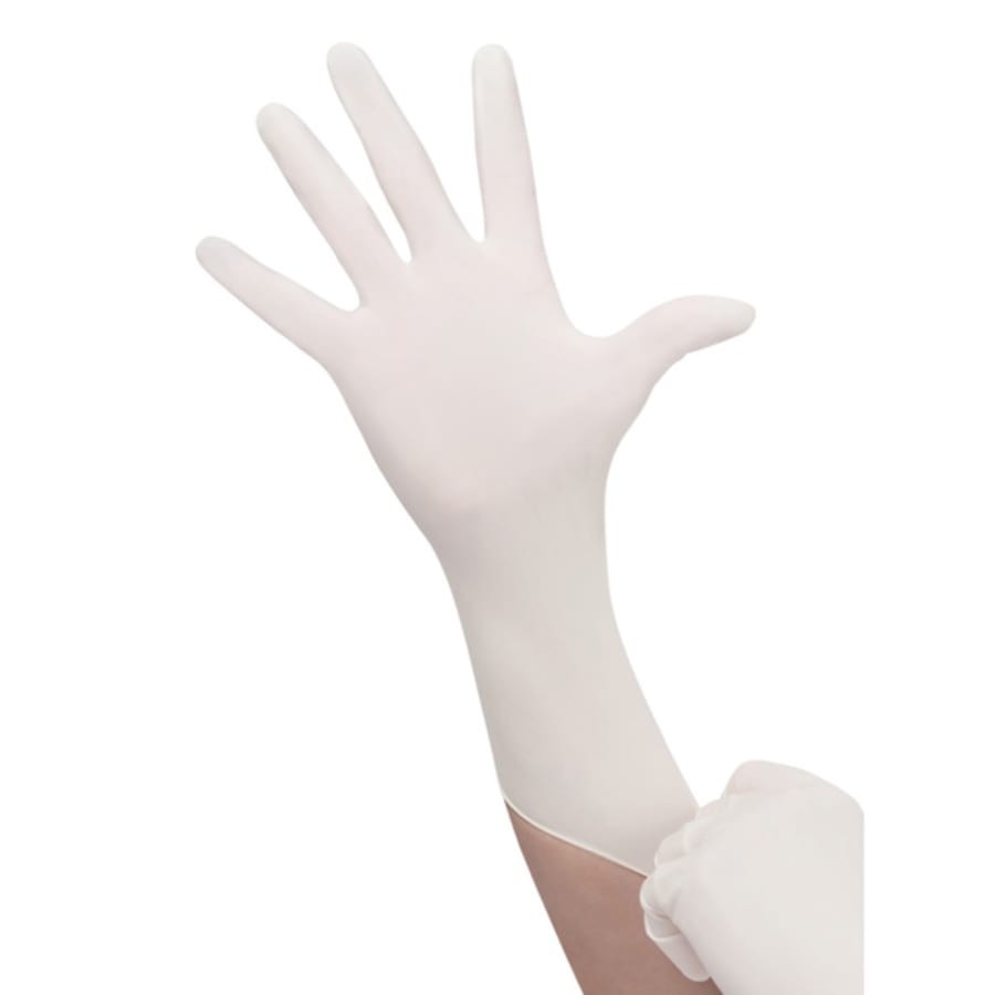 Powder-Free Latex Gloves Textured Large Box of 100 multiple configuration option