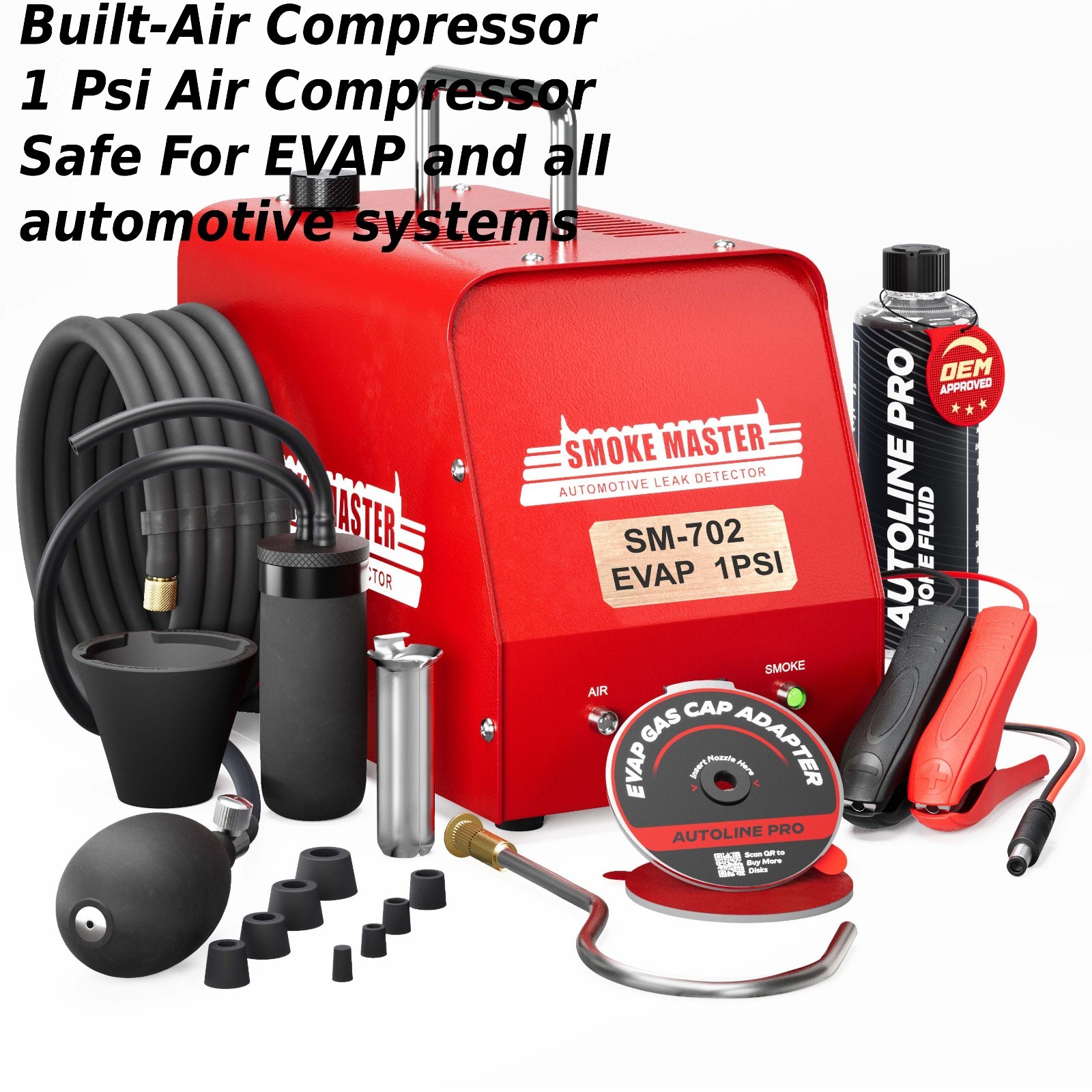 Automotive EVAP Smoke Machine Diagnostic Vacuum Leak Detection Tester NEW