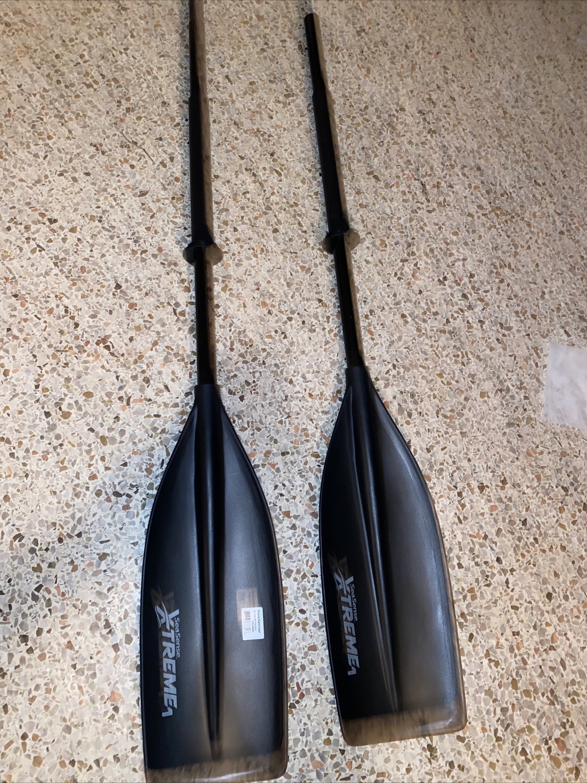 SeaSense X-1 Balanced Kay Paddle, Black, 84in, 8680 Paddle Board Paddle