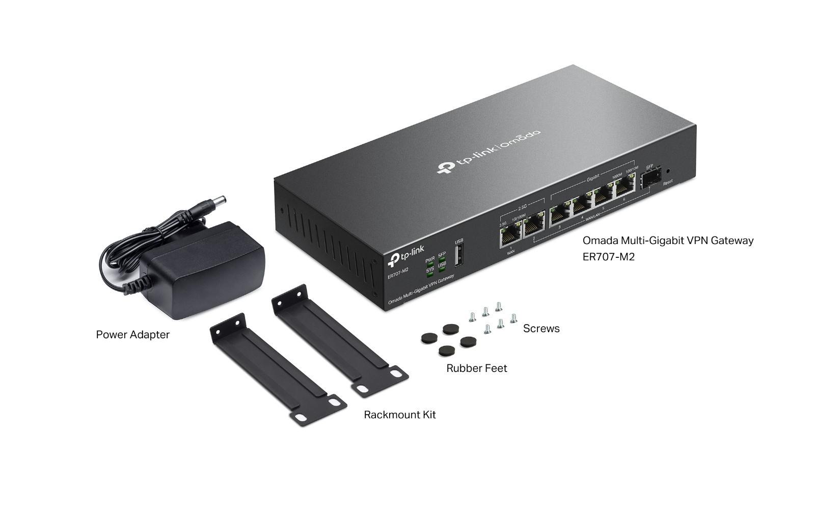 TP-Link ER707-M2 | Omada 7-Port Multi-Gigabit Multi-WAN VPN Router