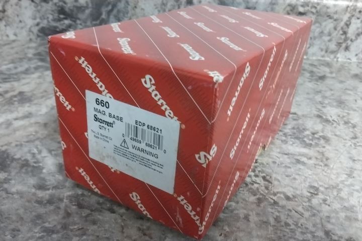 Starrett 660 7.5 In Maximum Reach Magnetic-Base Indicator Holder