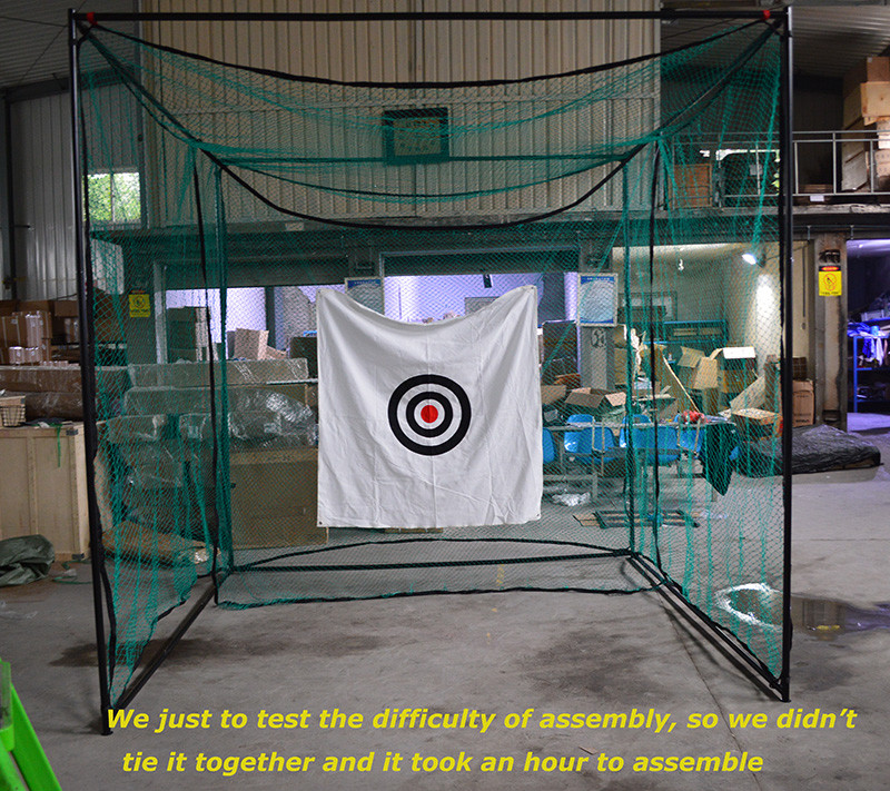 US Sports Portable Foldable Golf Hitting Cage Golf Practice Network High Quality