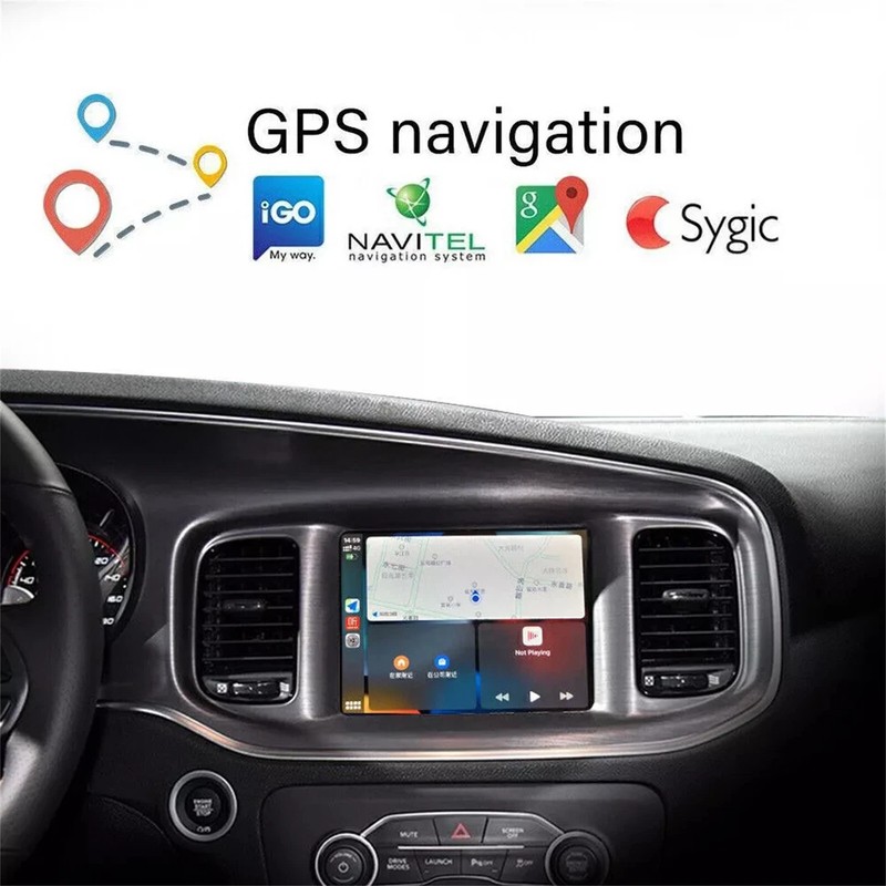 Apple CarPlay 8.4'' Android 15 Radio For Dodge Challenger Charger 2011-2023