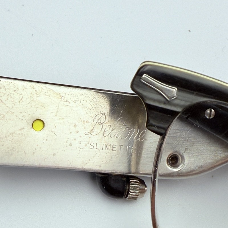 Vintage Beltone SLIMETTE Hearing Aid Eyeglasses 1/10 12K GF Browline Frames