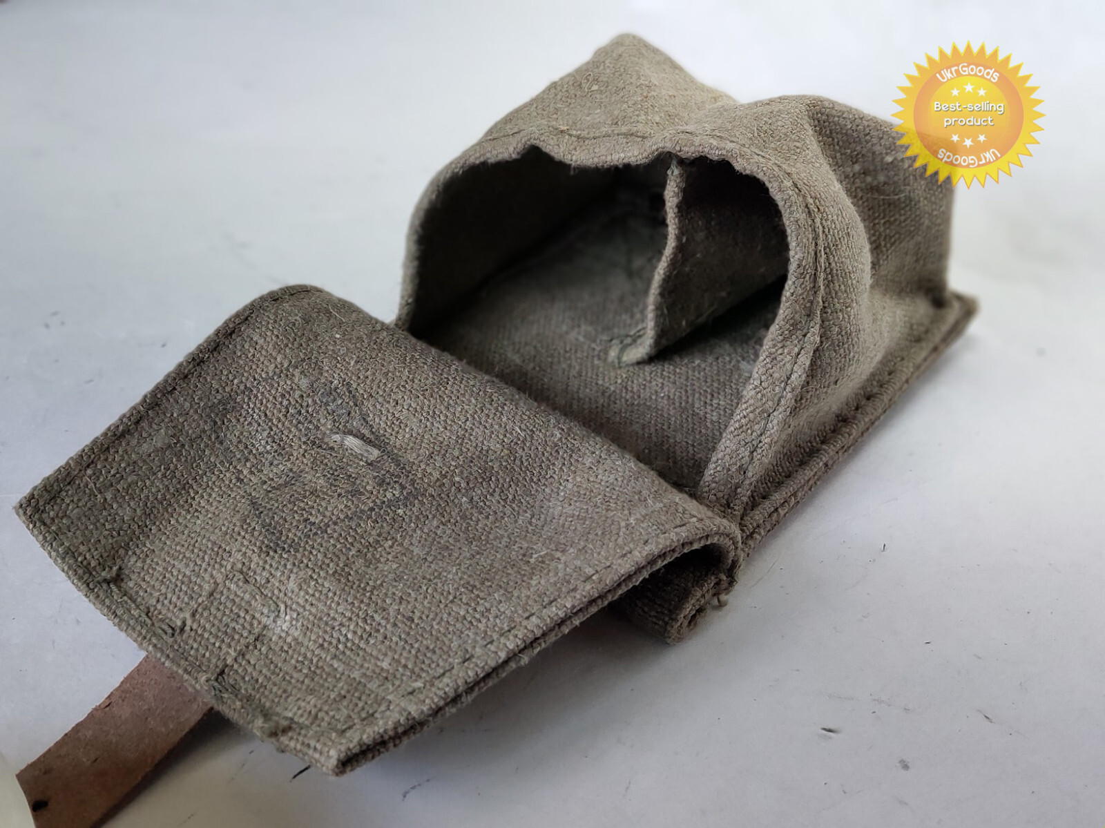 Two grenades pouch Soviet Army WW2 F1/RG42 canvas stamped original