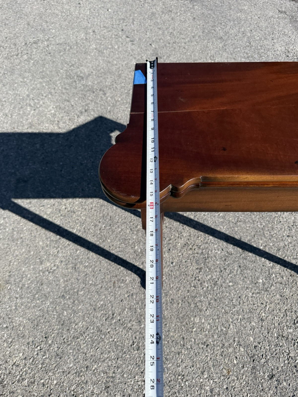 antique 18th century queen anne game card console table 1760s drawer