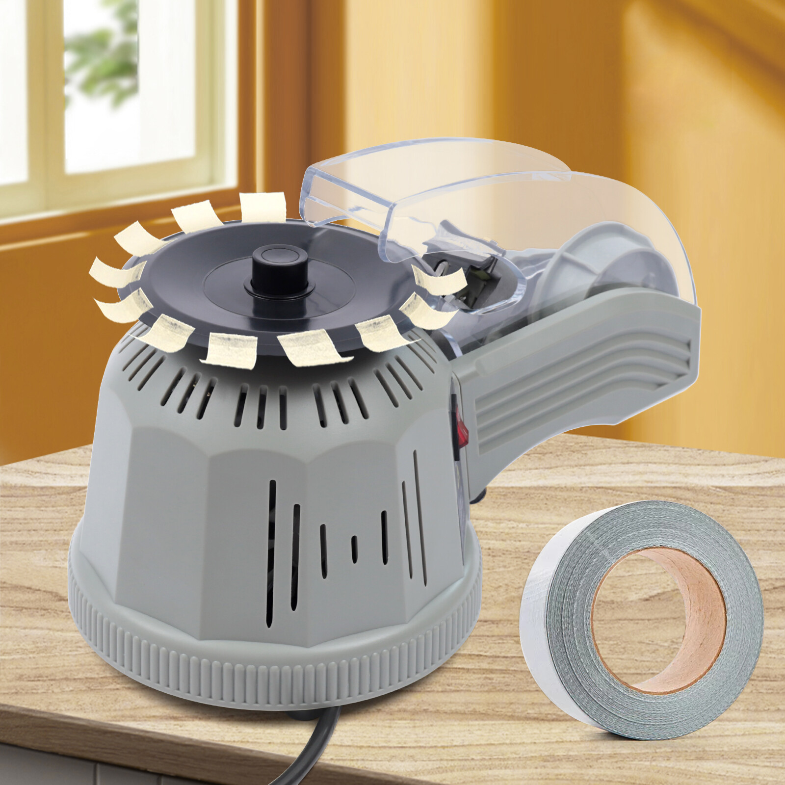 ZCUT-2 Automatic Tape Dispenser Electric Adhesive Tape Cutter Machine 110V US