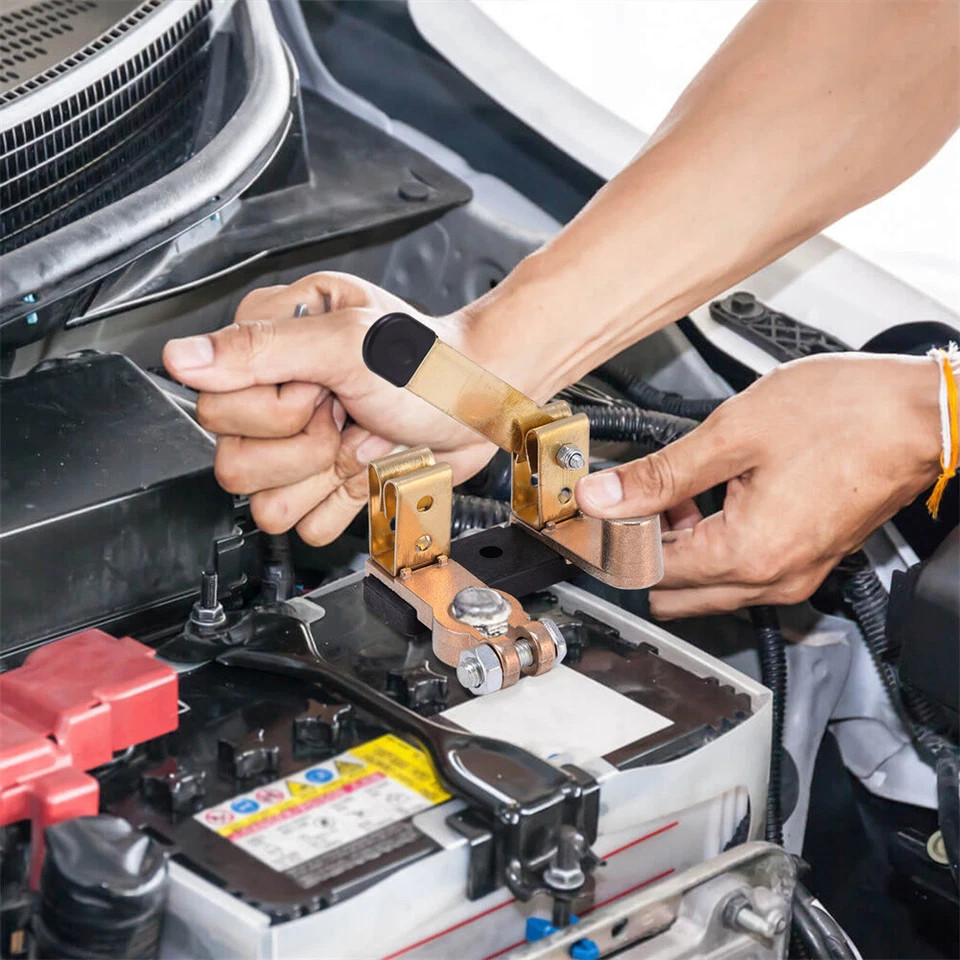 Top Post Battery Disconnect Knife Blade Switch Heavy Duty Car Shut Off 12/24v US