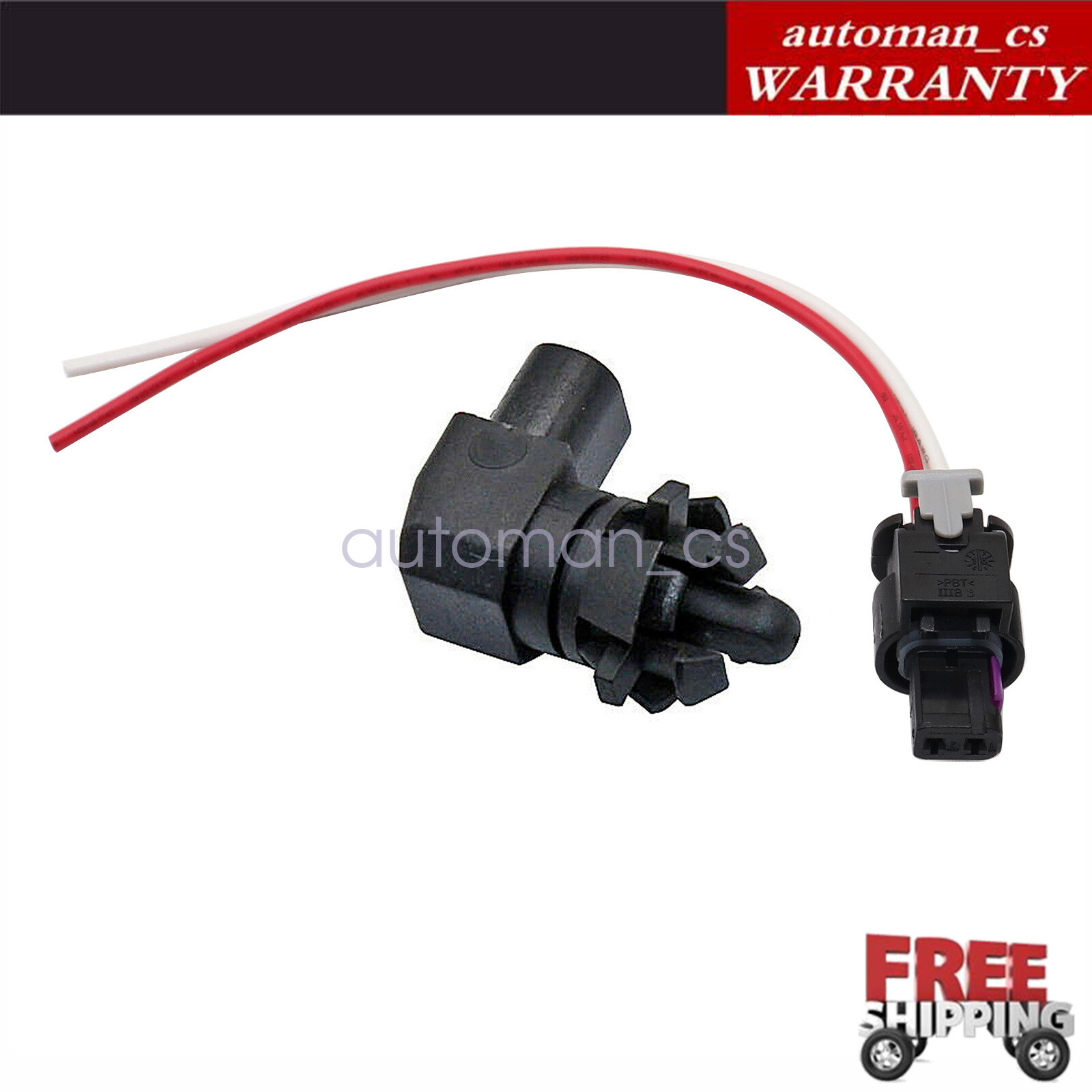 13583411 Ambient Air Temperature Sensor & Pigtail Fit Chevy Buick Cadillac GMC