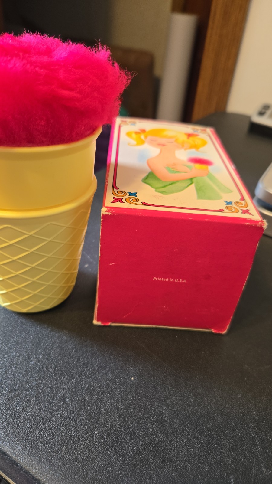 Vintage Avon Miss Lollypop Ice Cream Puff 3.5 OZ Perfumed Talc