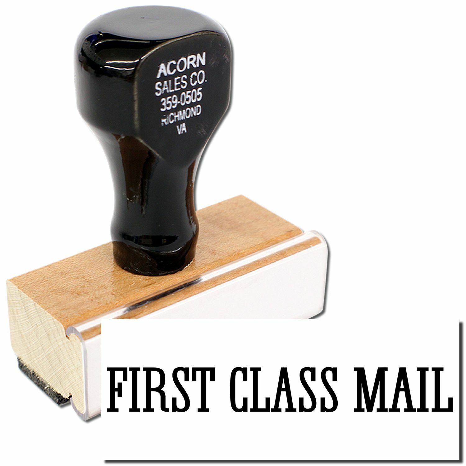 Times First Class Mail Rubber Stamp  Business Office Size 1/2" x 1-1/2"