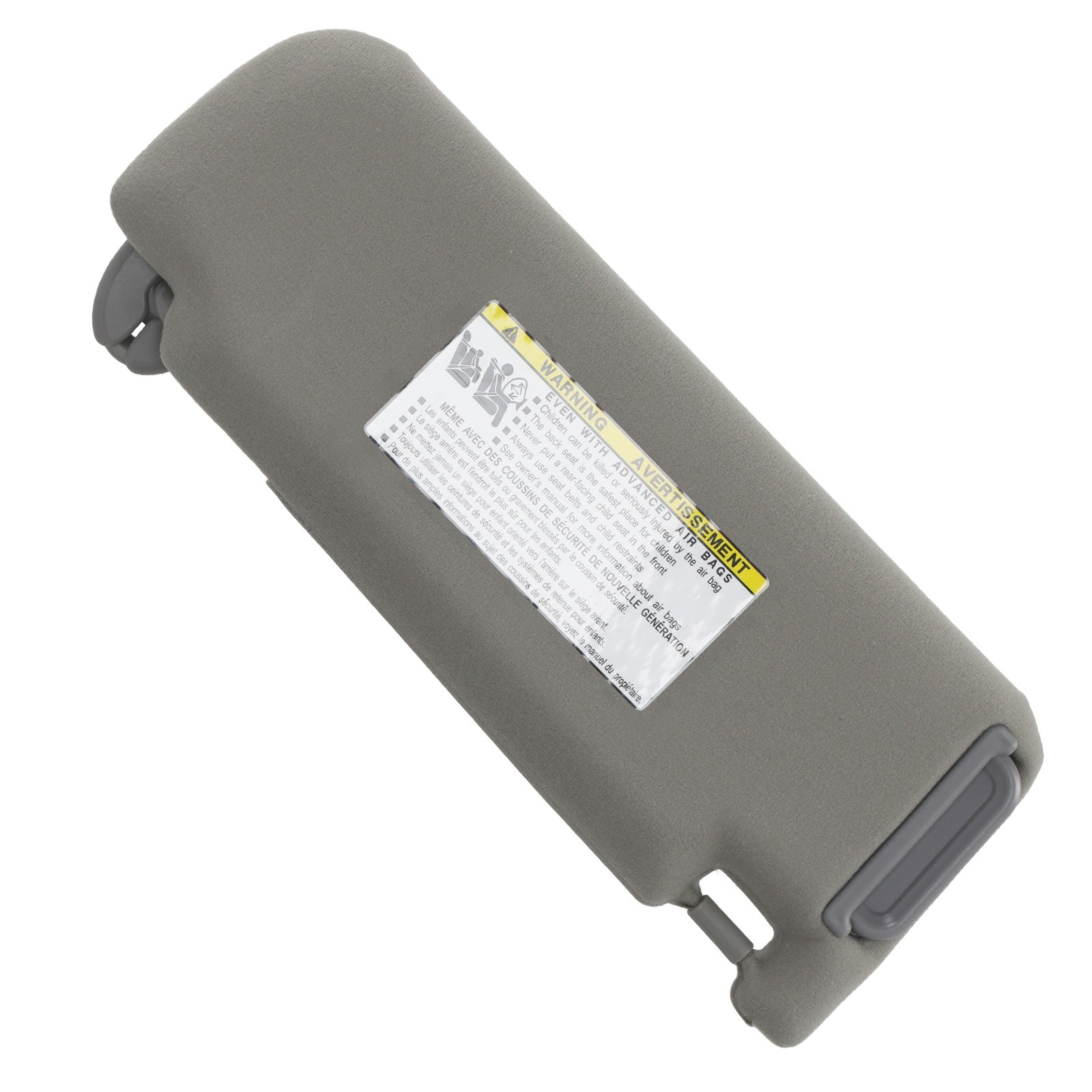 Driver + Passenger Sun Visor for Toyota Camry 12-17 74310-06590-B1 Gray