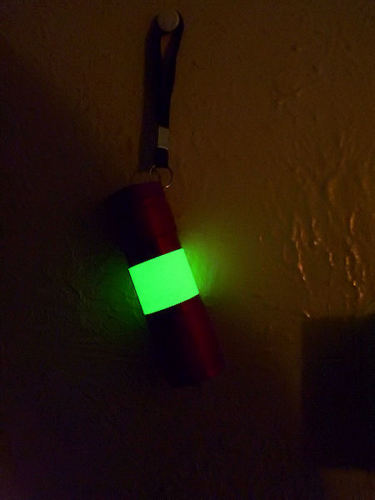 Glow-On 4.6 ml Vial Glow Paint Plus 7 cm x 10 cm Self Adhesive Glow Film