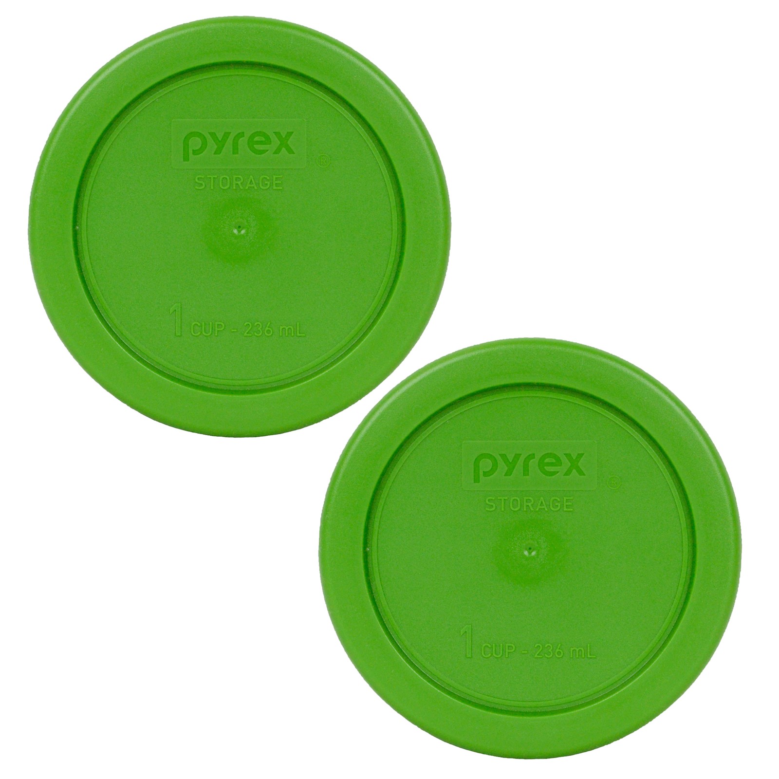 Pyrex 7202-PC 1 Cup Lawn Green Lid (2-Pack)