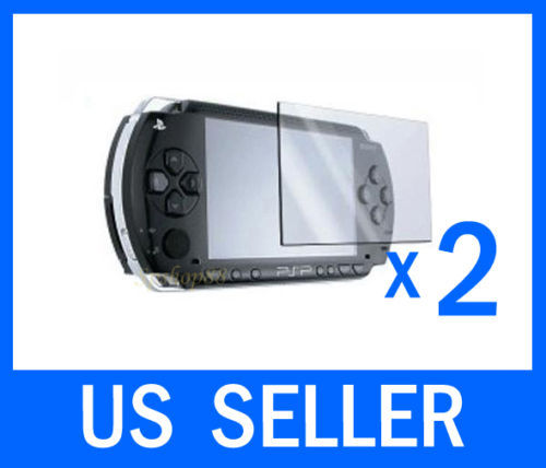 2 Sony PSP Protector Screen Film Skin Shield Lens US Seller 1000 2000 3000 lcd