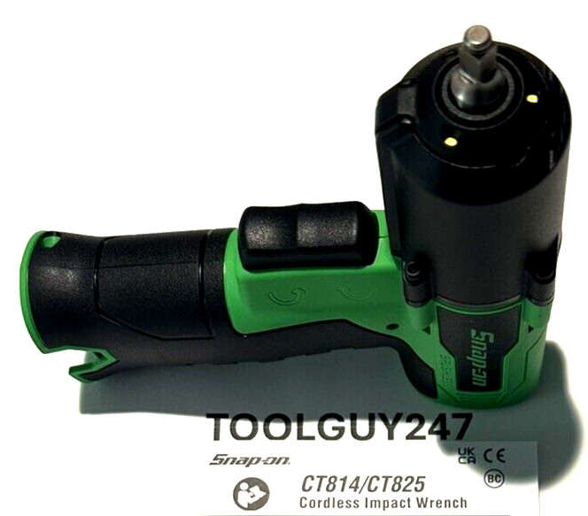 SNAP ON TOOLS NEW Lithium Ion CT825 G DB 14.4V 1/4" Dr Brushless Impact Wrench