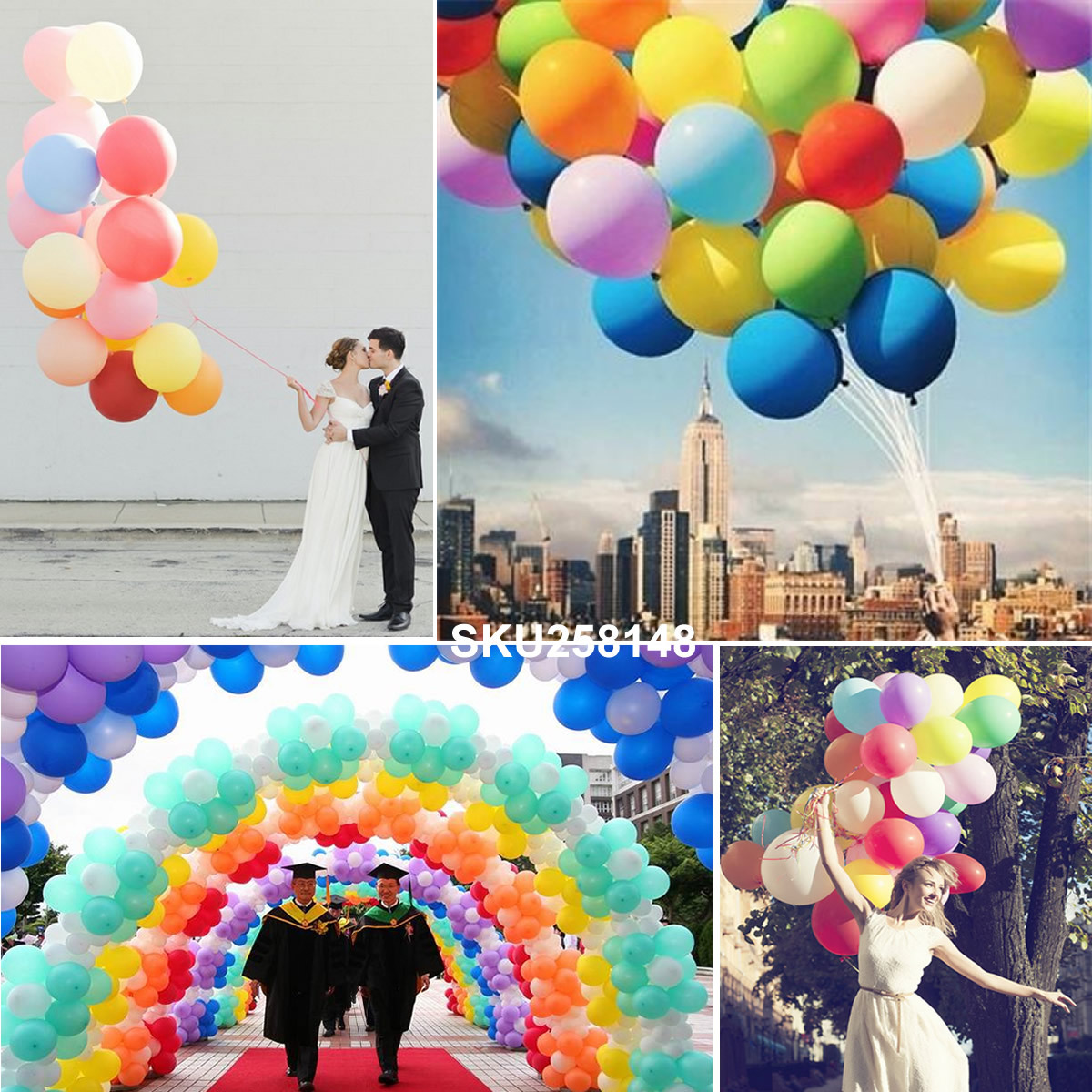 12" HeavyDuty Birthday Wedding Party Decoration Latex Helium Quality Balloons US