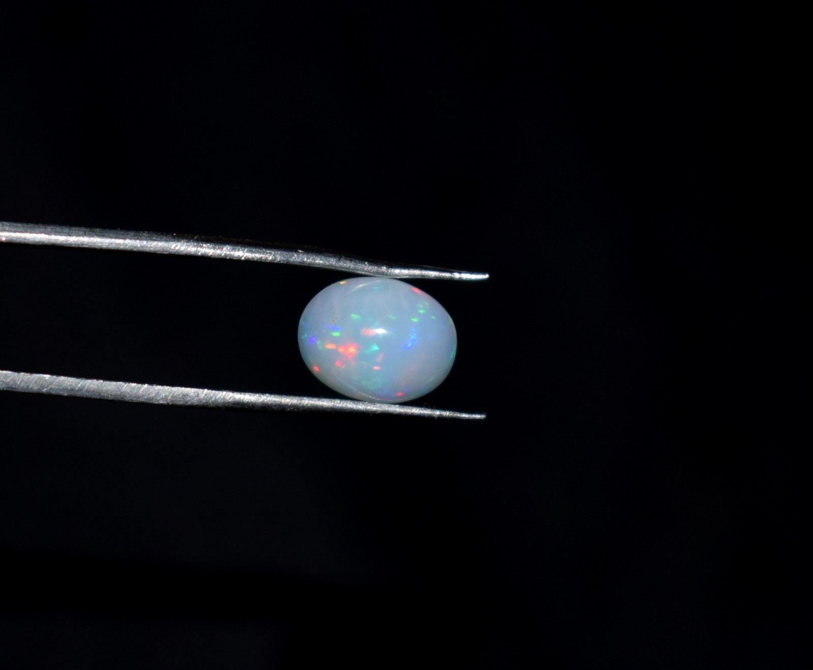 Natural Ethiopian Wello Fire Opal Cabochon Gemstone 7X9mm Loose AAA A05