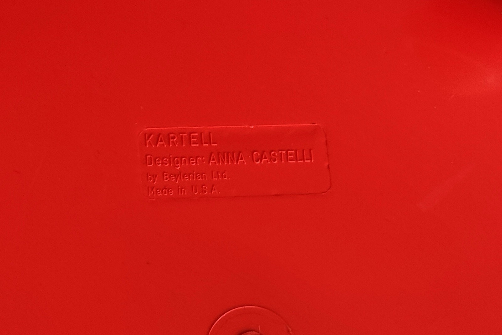 1970 Kartell Componibili Space Age Plastic Storage Unit Side Table Vtg Italy Mcm